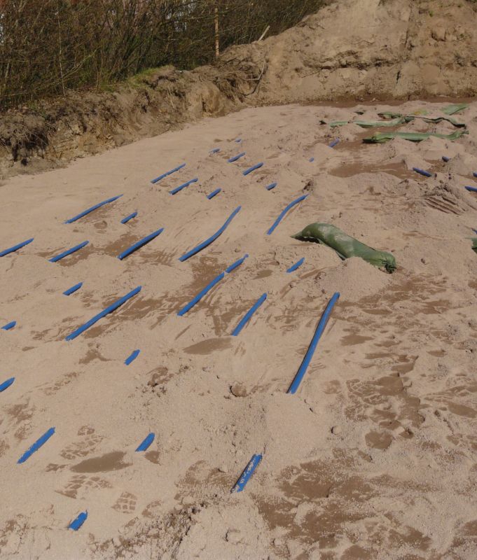 Utility Installation in Summer